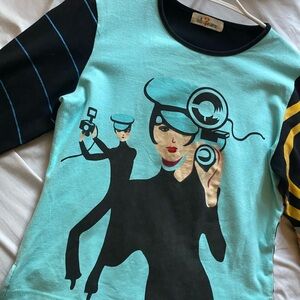 U.B Jeans Cropped long sleeve